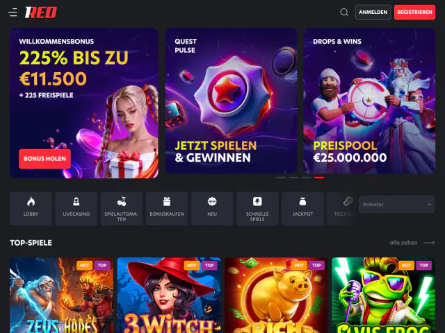 1Red homepage